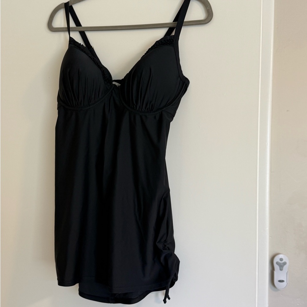 Smart & Sexy Black Swim Tankini.